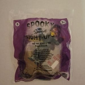 2001 Burger King The Simpsons Spooky Light-ups # 5 Ned Flanders Halloween sealed